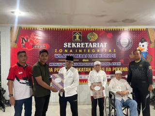 Lapas Pekanbaru Berikan Remisi 4 Napi Lansia di Atas 70 Tahun