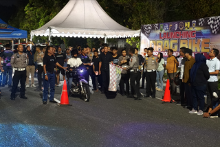 Lintasan Drag Bike 200 Meter Resmi Dibuka Polda Riau di Pekanbaru, Salurkan Hobi Bukan Bahaya
