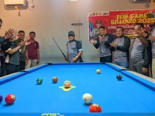 Bupati Asmar Buka Fun Game Billiard 2025