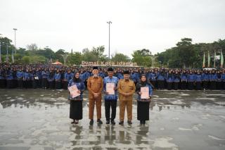 1595 PPPK Tahap I Dilantik, Wali Kota Dumai Tekankan Kedisiplinan dan Semangat Kerja