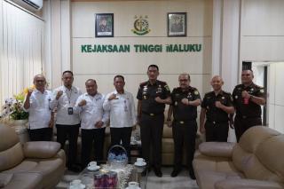 Perkuat Sinergitas, Kajati Agoes SP Sambut Baik Kunjungan Kepala BPKP Perwakilan Maluku