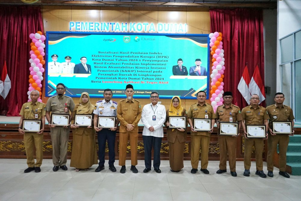 Inspektorat Daerah Kota Dumai Luncurkan Aplikasi si-Tegas Aktif
