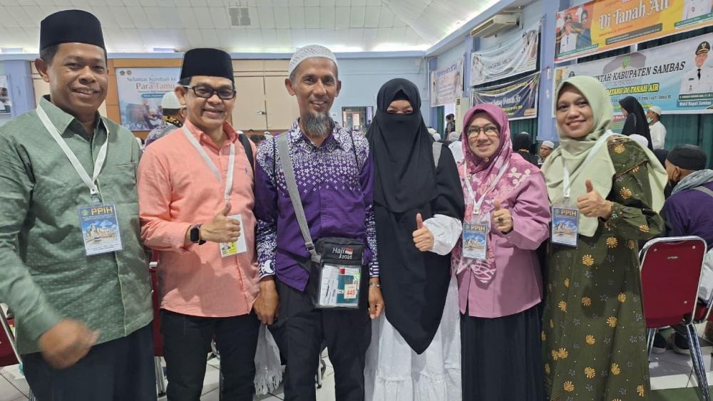 Kloter BTH 22 Tiba, 5.073 Jamaah Haji Riau Kembali ke Tanah Air