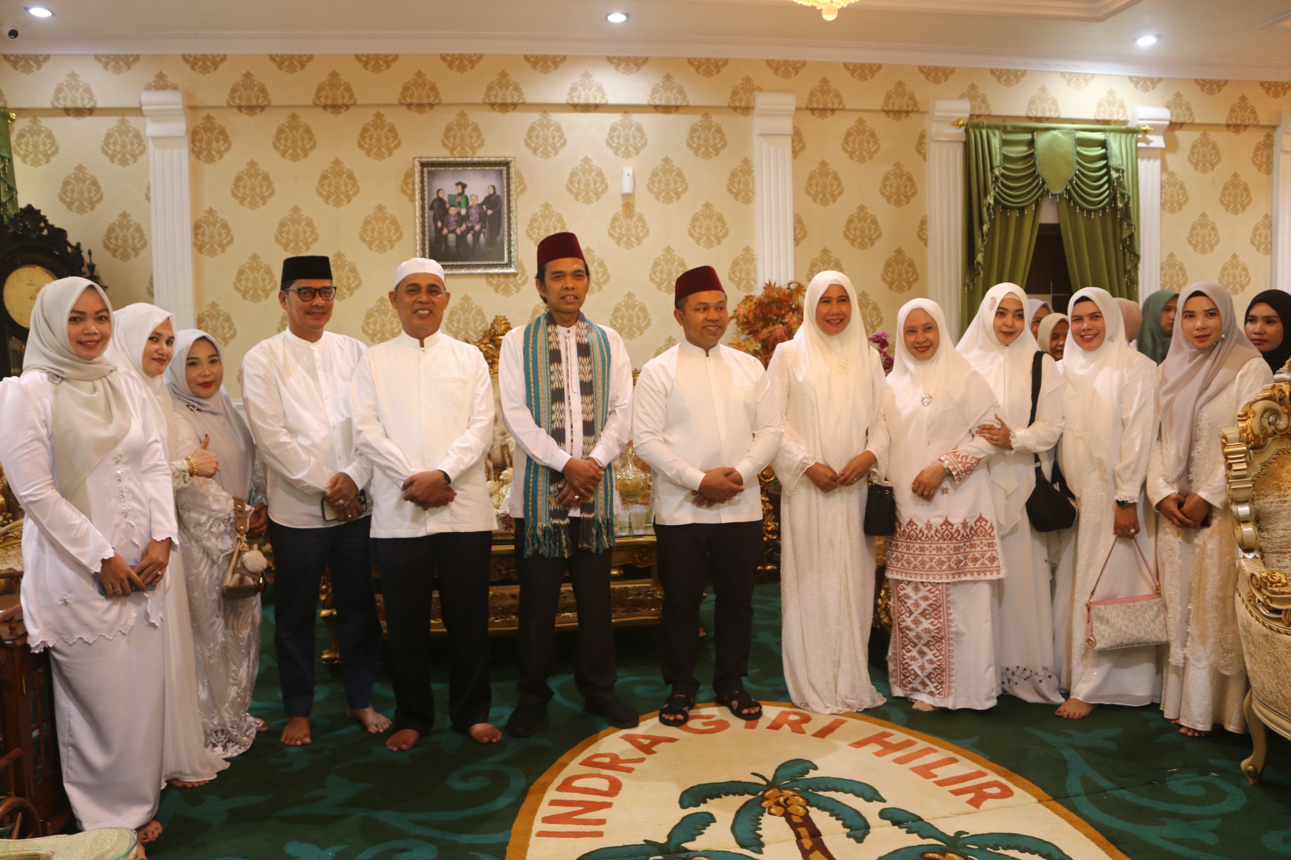 Gubernur Riau dan Ustadz Abdul Somad Bersilaturahmi di Kediaman Dinas Bupati Inhil