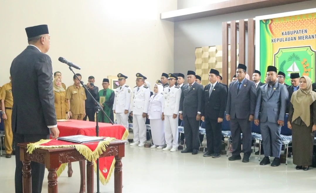 Wakil Bupati Kepulauan Meranti Lantik 28 Pejabat Administrator dan Pengawas