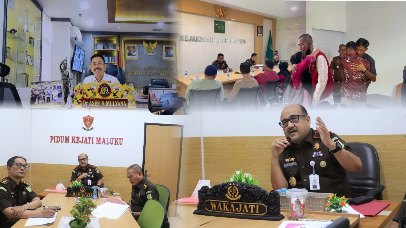 Dua Kasus Pidana di Jajaran Kejati Maluku Berhasil Diselesaikan melalui Keadilan Restoratif 