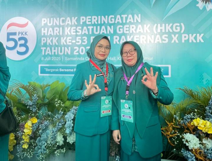 Sinergi Lintas Daerah, TP PKK Bengkalis Hadiri Rakernas X dan HKG PKK ke-53 di Kaltim