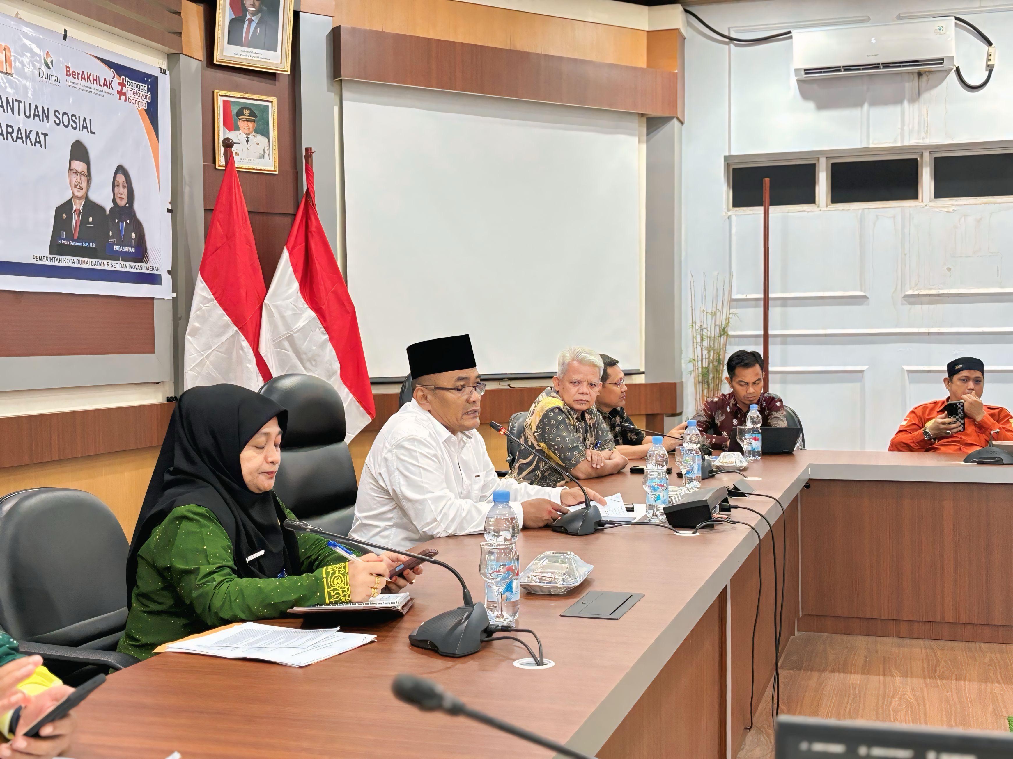 BRIDA Kota Dumai Susun Kajian Efektifitas Bentuk Sosial, Wawako Dumai Resmi Buka dan Beri Dukungan