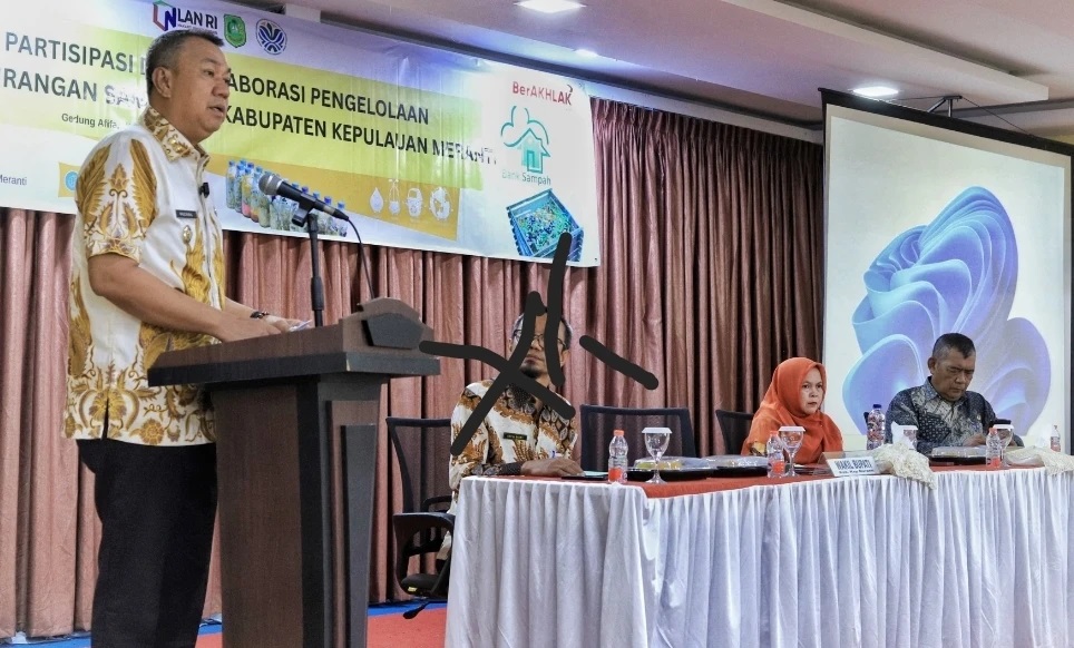 Wabup Meranti hadiri Rakor Peluncuran Program Pengurangan Sampah di Kabupaten Kepulauan Meranti