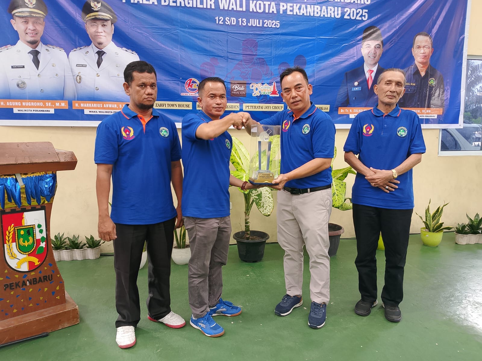 Kadispora Buka Kejurkot Tenis Meja Piala Bergilir Walikota Pekanbaru