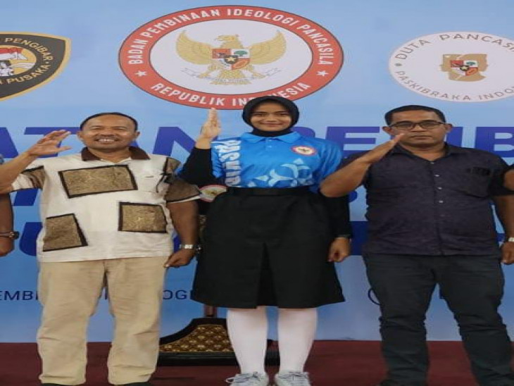 Alya Zahra Khalisa, siswi SMA Negeri 1 Bangkinang Kota Wakili Riau Pada Paskibraka Nasional 2025