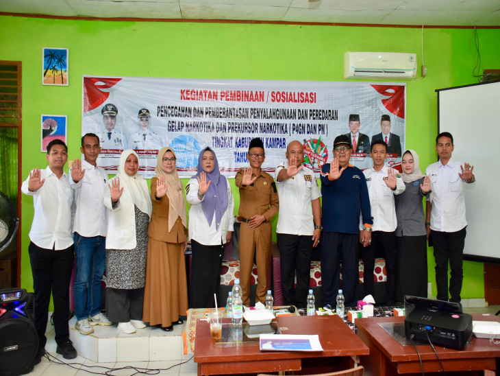 Pemkab dan BNK Kampar Berikan Sosialisasi P4GN & PN Kepada Siswa MAN 1 Kampar Kuok