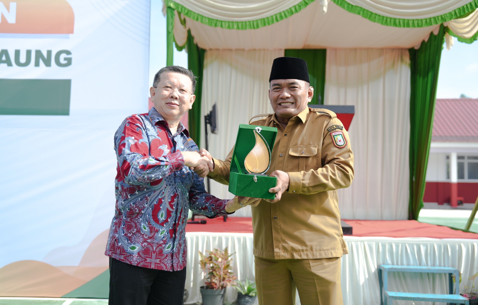 Wawako Dumai Apresiasi Penggunaan Bangunan Baru SDN 001 Lubuk Gaung