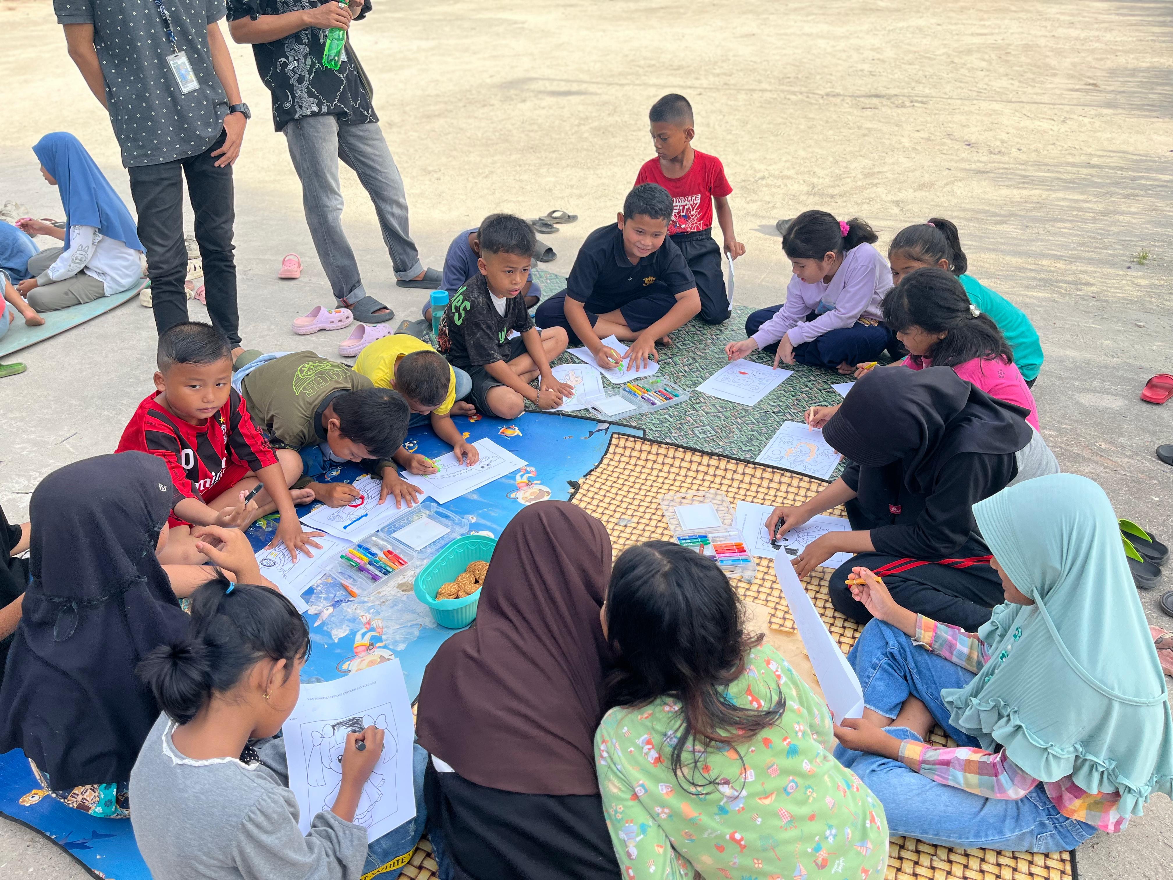 Penghulu Melayu Besar Apresiasi Kehadiran Lapak Baca oleh KIM Lembaga Tepak Sirih dan KKN Unri