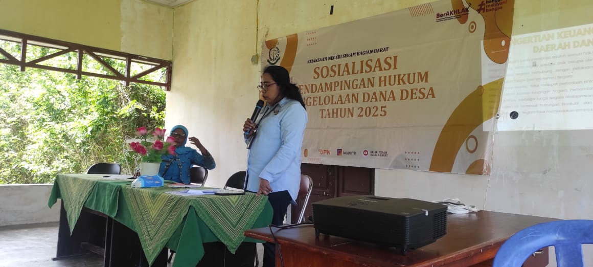 Upaya Preventif Kejaksaan, Kasi Datun Kejari SBB Sosialisasikan Pendampingan Dana Desa