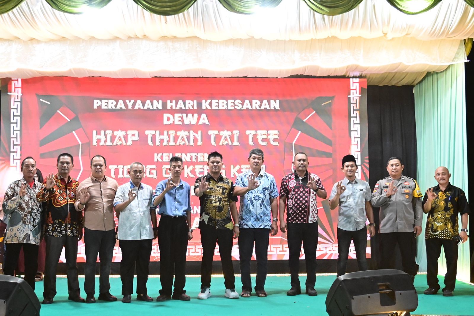 Bupati Bengkalis Hadiri Ultah Kelenteng Tiong Gi Keng di Pangkalan Nyirih