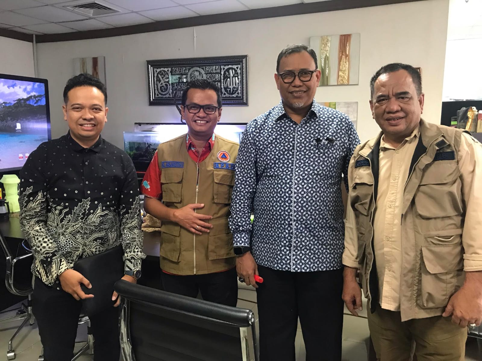 Bupati Inhil Hadiri Undangan Klarifikasi Usulan Dana Hibah RR TA 2025 di BNPB Jakarta