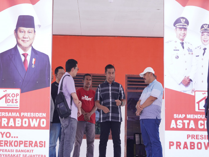 Bupati Kampar Tinjau Persiapan Launching Kopdes Merah Putih di Desa Pulau Gadang