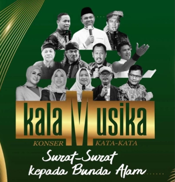 KalaMusika Konser Kata Kata 2025, Gubri Abdul Wahid Bacakan Puisi "Hilang Rimba Hilang Bahasa"