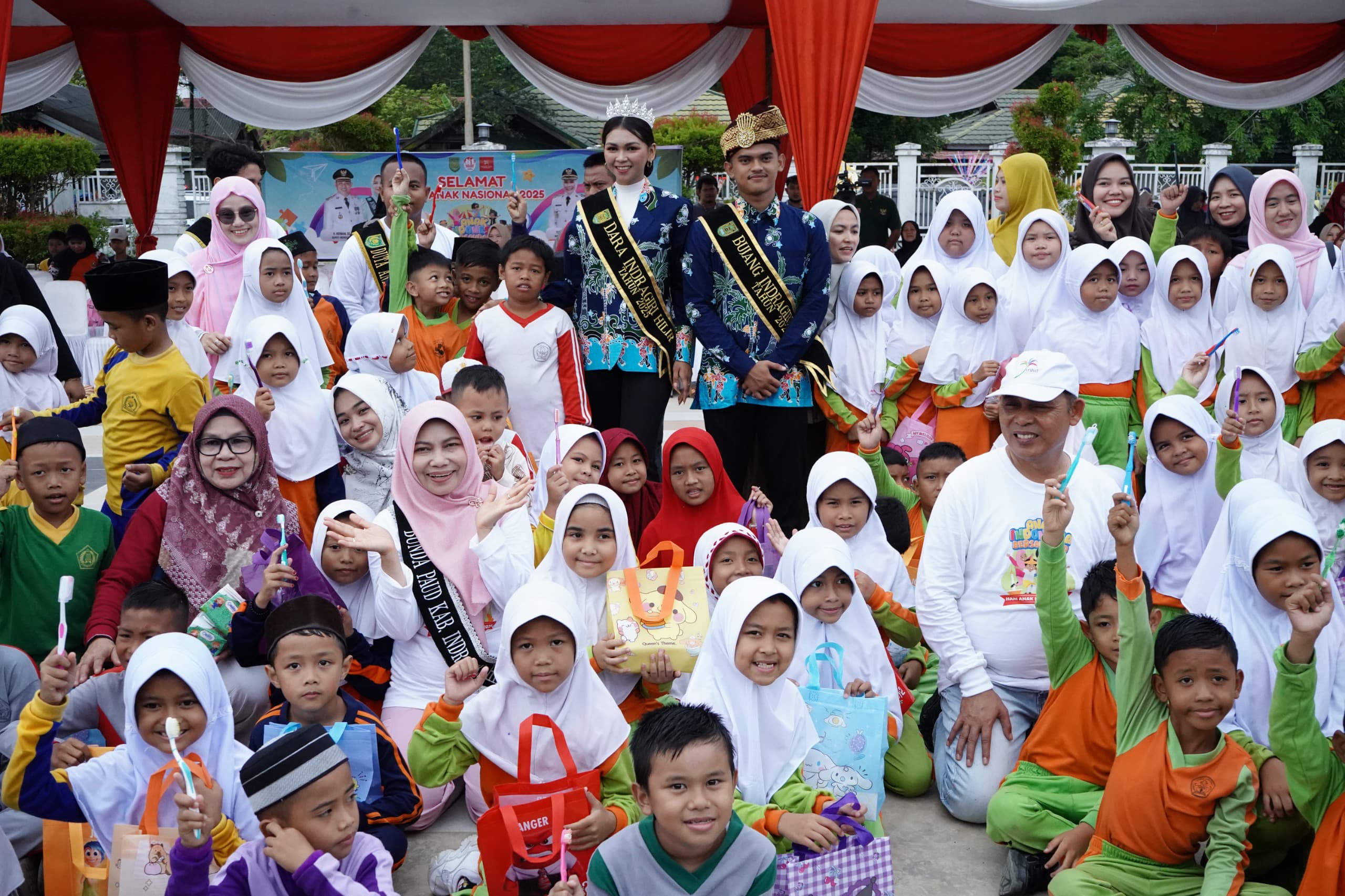Pemkab Gelar Puncak Peringatan Hari Anak Nasional Tingkat Kabupaten Inhil
