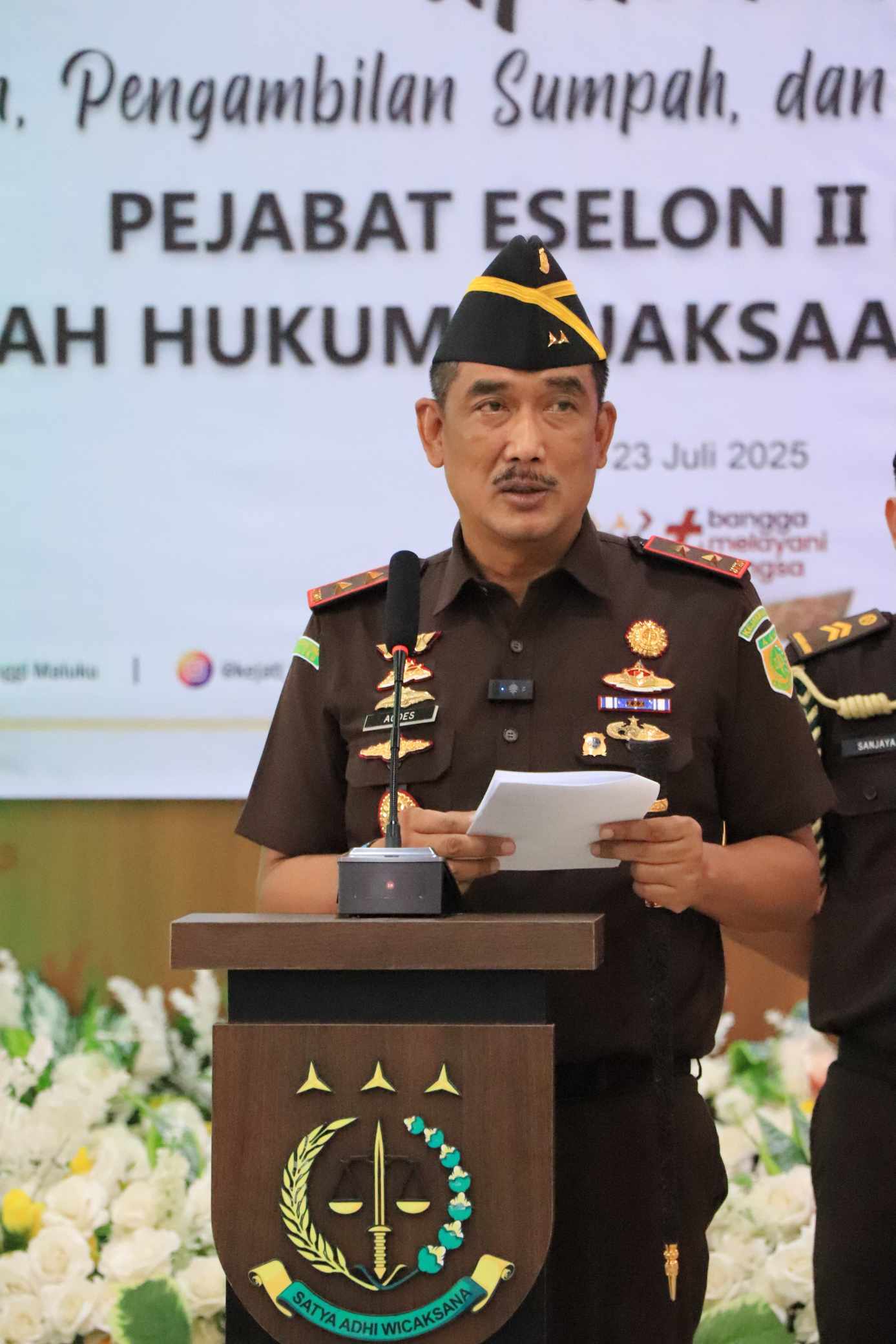 Kajati Agoes SP Lantik Pejabat Eselon II dan III Lingkup Kejati Maluku