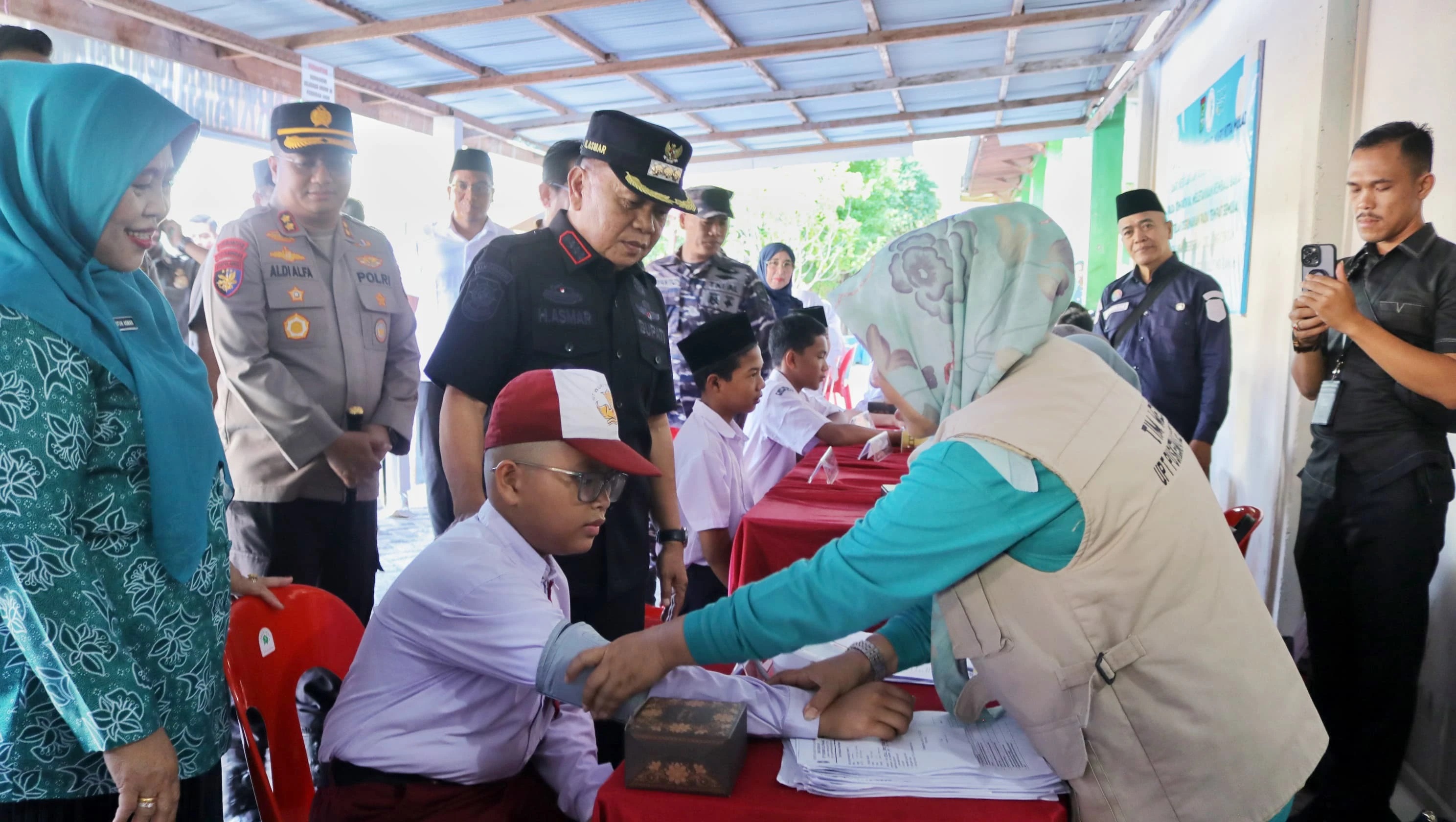 Bupati Meranti Resmikan Pemeriksaan Kesehatan Gratis untuk Pelajar