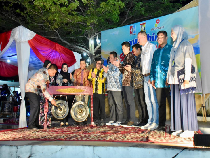 Bupati Kampar, Launching Sentra UMKM Riverside Bangkinang Kota, Majukan Ekonomi Kerakyatan