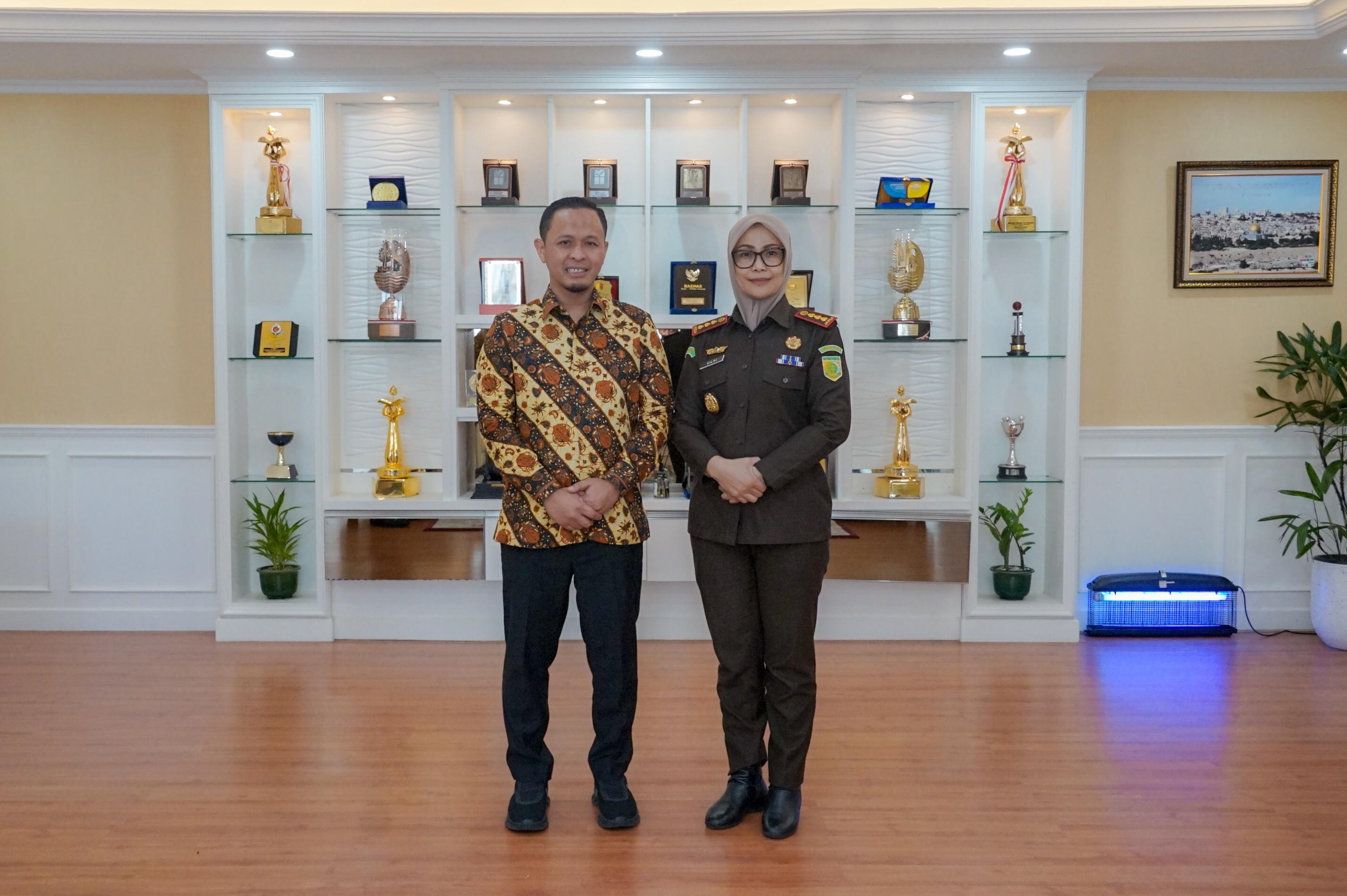 Wako Agung Terima Kunjungan Perdana Kajari Pekabaru