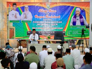 Bupati Hadiri Tabligh Akbar dan Kampar Berselawat Peringatan Tahun Baru Islam 1447 H
