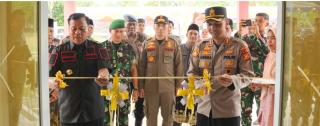 Bupati Kuansing Resmikan Gedung Baru Polsek Kuantan Hilir Seberang