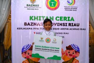Momen Libur Sekolah, 57 Anak Ikut Khitan Ceria Baznas Riau