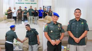 Kajati Maluku dan Jajaran Sambut Kunjungan Silaturahmi DANPOMDAM VX/Pattimura 
