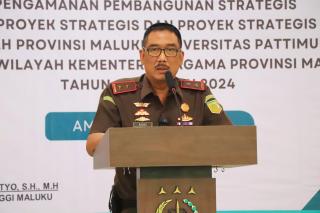 Kajati Maluku Gelar Exist Meeting PPS Proyek Strategis Bersama Gubernur dan OPD Maluku 