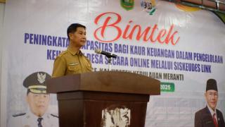 Pemkab Meranti Gelar Bimtek Siskeudes Bagi Kaur Keuangan Desa
