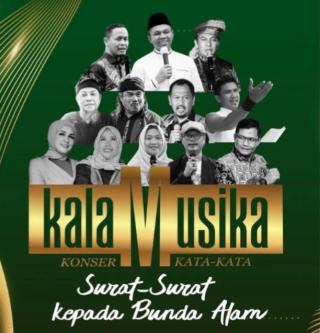 KalaMusika Konser Kata Kata 2025, Gubri Abdul Wahid Bacakan Puisi "Hilang Rimba Hilang Bahasa"