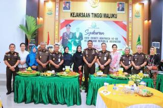 Keluarga Besar Kejati Maluku dan IAD Sewilayah Maluku Gelar Syukuran HBA ke 65