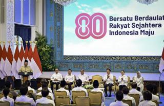 Prabowo Luncurkan Logo HUT ke-80 RI: "Bersatu, Berdaulat, Rakyat Sejahtera, Indonesia Maju"