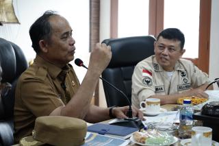 Pemkab Inhil dan Kemenhan RI Bahas Perkembangan Pembangunan Batalyon Pangan di Kecamatan GAS