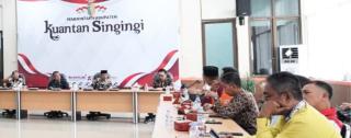 Berikan Perlindungan Kepada Atlet Pemacu Jalur, Bupati Hadiri Pertemuan dengan BPJS Ketenagakerjaan