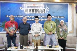 Inhil Miliki Hutan Mangrove Terluas di Riau, Pemkab Komit Jaga Konservasi Lewat Webinar Nasional
