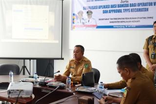Wabup Muzamil Buka Rakor Tim Percepatan Penurunan Stunting Kepulauan Meranti