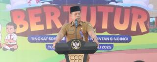 Bupati Kuansing Buka Lomba Bertutur Kata Tingkat SD/MI