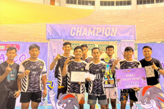 Tim Voli Putra Unilak Sabet Juara Dua Se-Sumatera