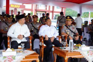 Gubri Wahid Hadiri Upacara Pembukaan Pendidikan Bintara di SPN Polda Riau