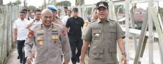 Lapor Wakapolda Riau, Bupati Kuansing Sampaikan Kondisi Kerusakan Lingkungan Akibat Aktivitas PETI