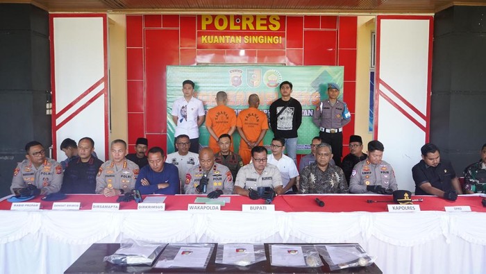 Polda Riau Tindak Tegas PETI di Kuansing, 2 Orang Jadi Tersangka