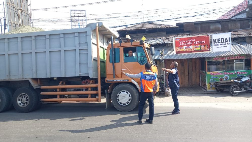 Dishub Sosialisasikan Kebijakan Larangan Truk Odol Masuk Kota Pekanbaru