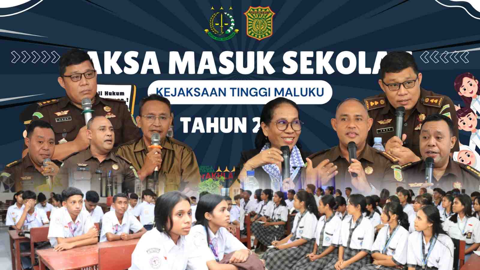 Cegah Bullying & Penyalahgunaan Medsos Jaksa Bentuk Agen Perubahan di 2 SMA Kota Ambon