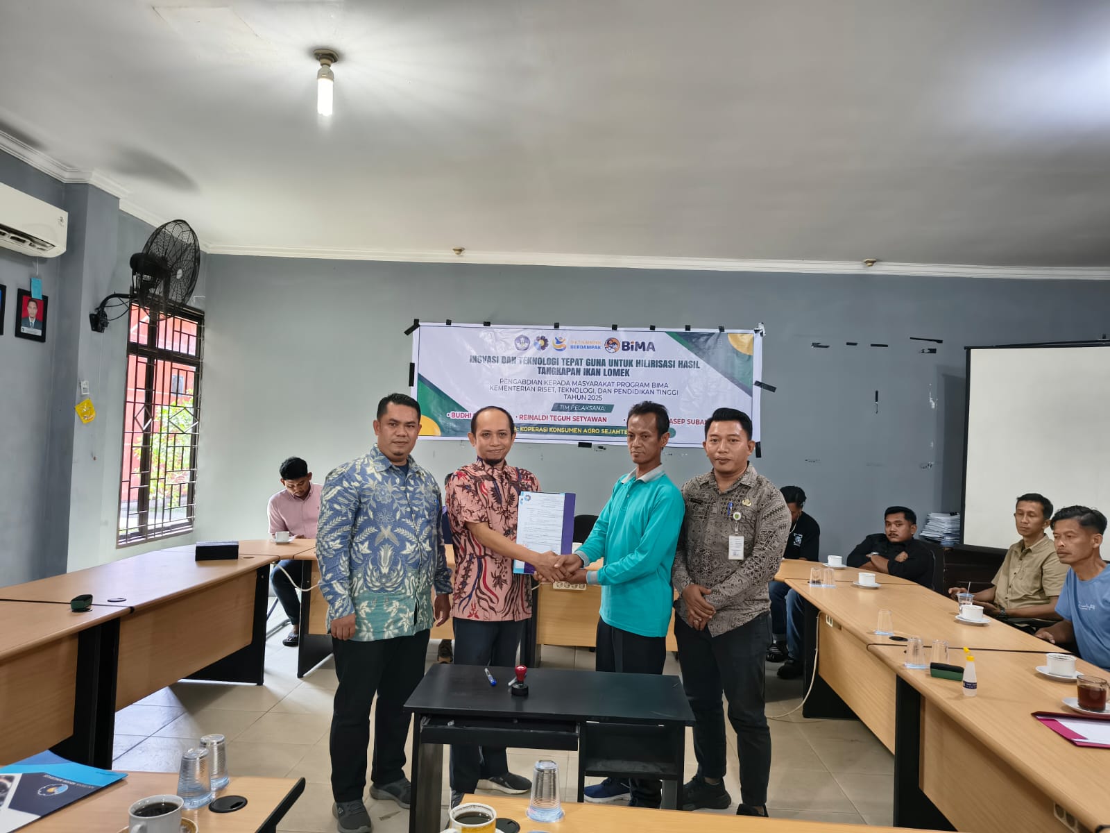 Dosen Polbeng Gelar Inovasi dan Teknologi Tepat Guna Hilirisasi Tangkap Ikan Lomek