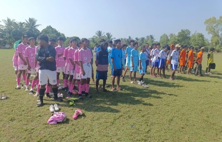 Berhadiah Jutaan Rupiah, Karang Taruna Kepenghuluan Sinaboi Adakan Turnamen Bola Kaki